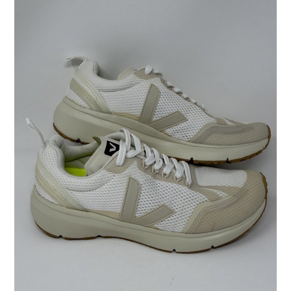 VEJA Condor 2 Womens Running Sneakers White Pierre Mesh Shoes US 7 EU 38 Beige